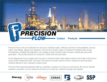 Tablet Screenshot of precisionflow.net